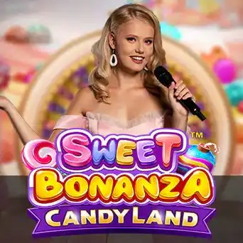 Sweet Bonanza CandyLand online game logo by Pragmatic Play on casino-kingdom.de
