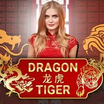 Live Dealer logo of Dragon Tiger from Evolution at Casino Kingdom