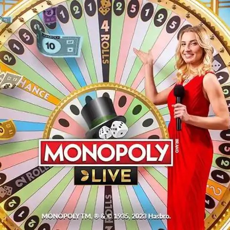 Monopoly Live slot visual from Evolution available on casino-kingdom.de
