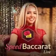 Speed Baccarat A casino game by Evolution – featured logo at Casino Kingdom
